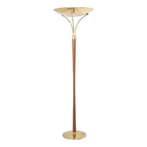 1960s Gerald Thurston for Lightolier Torchiere Floor Lamp
