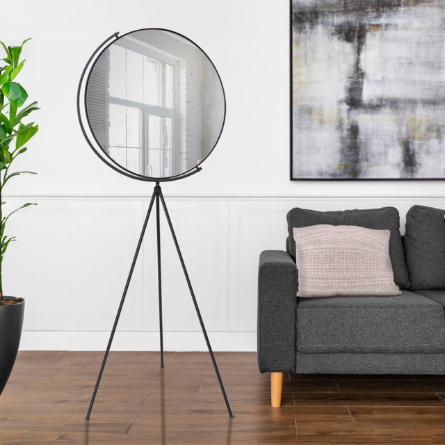 Bastien Tripod Floor Mirror For Sale - Image 9 of 11