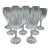 French Fluted Stem Bretagne Water Goblets-Set of 12 For Sale