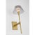 Visual Comfort Waterford for Visual Comfort Signature Blaze 14" Sconce in Natural Brass with Clear Crystal For Sale - Image 4 of 14