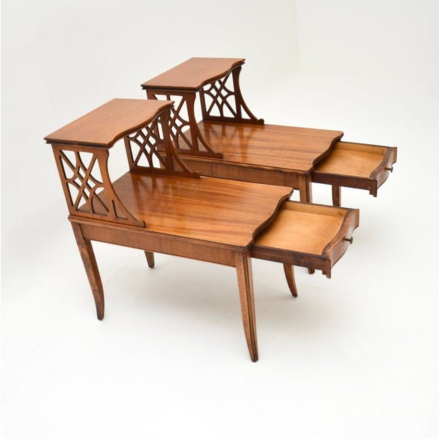 Regency Style Side Tables, 1930s, Set of 2 For Sale - Image 4 of 12