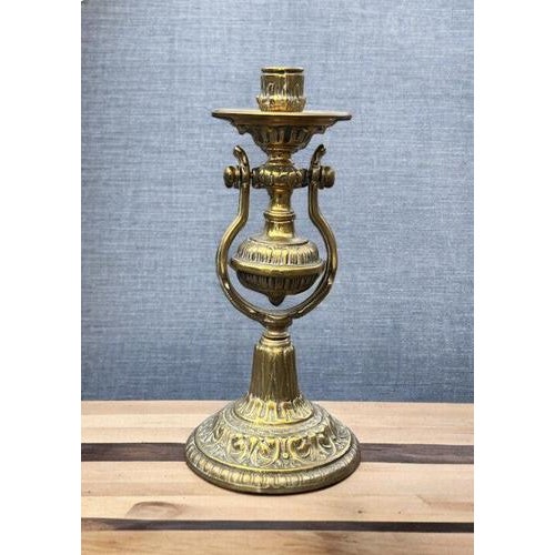 Ships Wall Mounted Brass Candlestick When mounted on a wall it stick out 24 cms, 16 cms tall