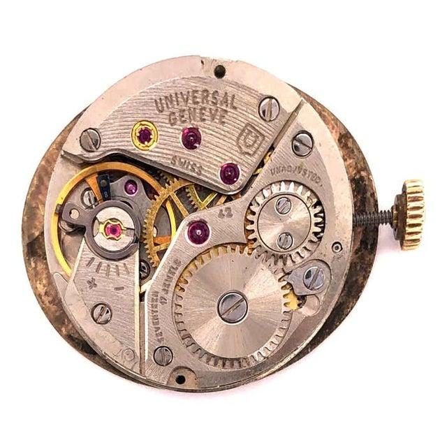 Yellow 1940s Tiffany & Co. Universal Genève Ladies 18 Karat Yellow Gold Watch and Band For Sale - Image 8 of 8