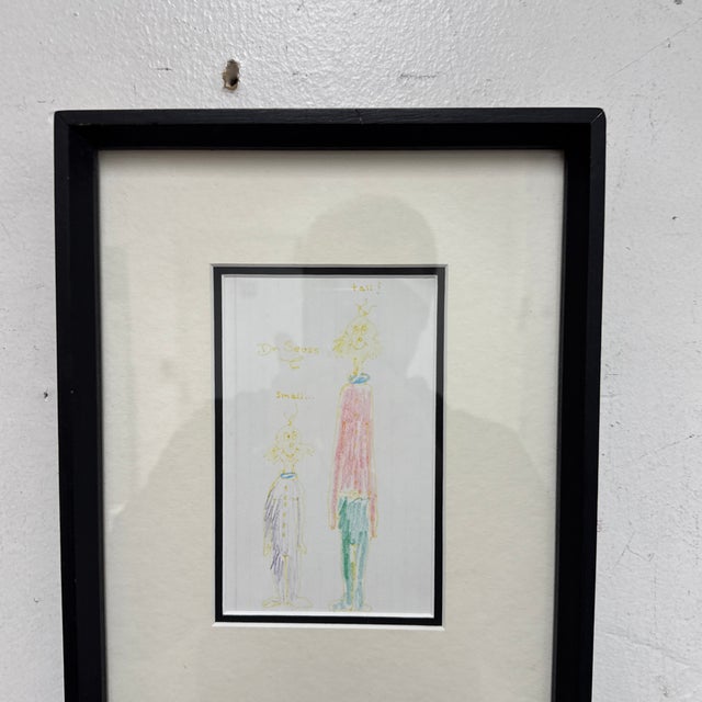 Theodor Seuss Geisel Original Artwork "Dr. Seuss Small... Tall!" For Sale - Image 11 of 13