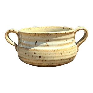Vintage Original Studio Pottery Two Handle Bowl