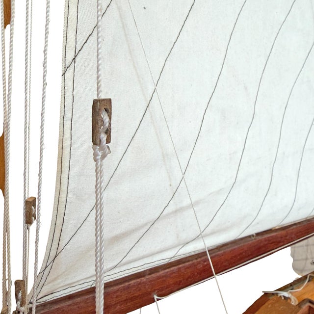 Brown American J-Class Racing Sloop Model For Sale - Image 8 of 18