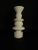 1980s White Totem or Candle Holder in Lacquered Wood, 1980s For Sale - Image 5 of 7