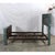 Complete King Size Bed Constructed From an Antique Painted Teakwood Gujarati Door and Pillars For Sale - Image 9 of 10