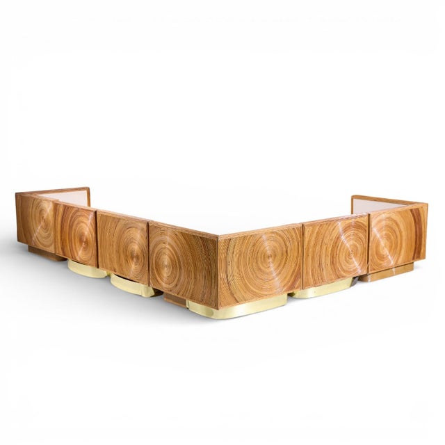 Adrian Pearsall for Comfort Designs Modular Pencil Reed Mid Century Sectional Sofa For Sale In Chicago - Image 6 of 7