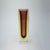 Vintage Murano Glass Vase Vintage Mid-Century Modern Sommerso Glass Square Vase For Sale - Image 6 of 17