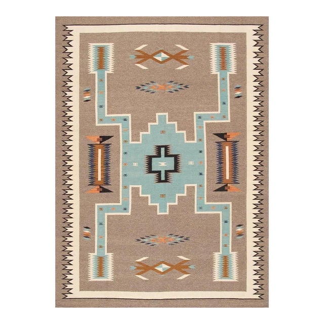 Tuscany Wool Mocha Area Rug, 8'10'' X 11'10'' For Sale