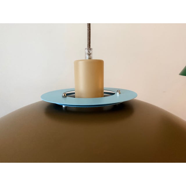 Vintage Bi-Colours Pendant Lamp, Denmark, 1980 For Sale - Image 9 of 16