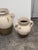 Design Plus Gallery presents a Set of Three Tuscan Terracotta Double-Handled Urns from Pottery Barn. This coordinating set...