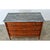 A gorgeous Louis XVI-style commode with a grey marble top. The original stone top has stunning, streaky white veining and...