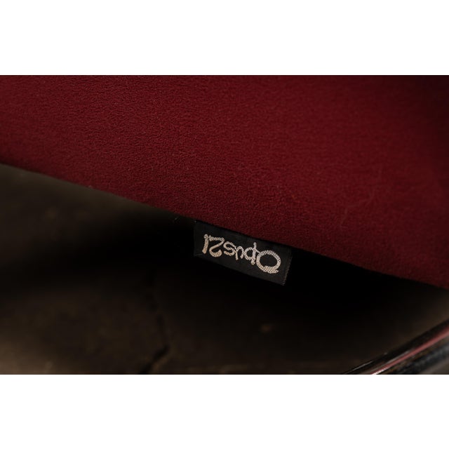 Late 20th Century After-Kem Weber Red Modernist Chair by Opus21 For Sale - Image 10 of 10
