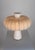 Honed Raw Travertine and Sand Cotton Table Lamp by ZAVADSKI For Sale - Image 4 of 4