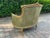 1960s French Louis XVI Gold Beech Green Velvet Loveseat 1 Pc For Sale - Image 12 of 13