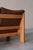 Vintage Three-Seater Sofa in Elm and Leather from Maison Regain, 1970s For Sale - Image 9 of 14