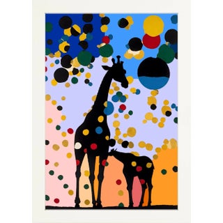 Giraffe Archival Framed Fine Art Print For Sale