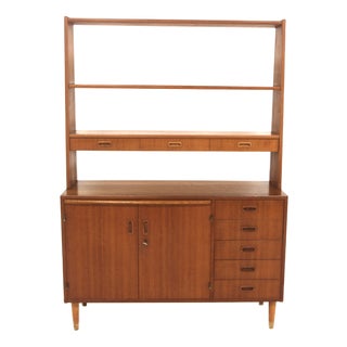 Scandinavian Teak Secretary, Sweden, 1960s For Sale
