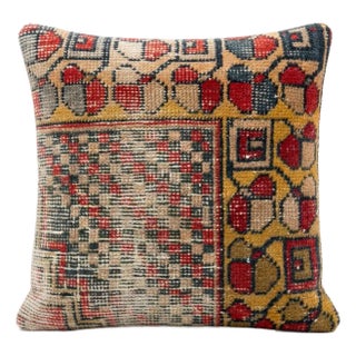 Modern Kilim Pillow Cover 17'' X 17'' For Sale