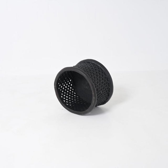 Hand Carved Round Black Coffee Table, Cameroon, Africa For Sale - Image 18 of 18