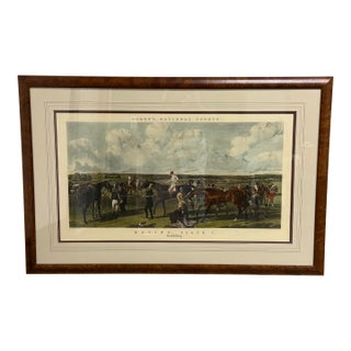 John Harris and C. Quentery Racing, Plate 1: Saddling, Framed For Sale