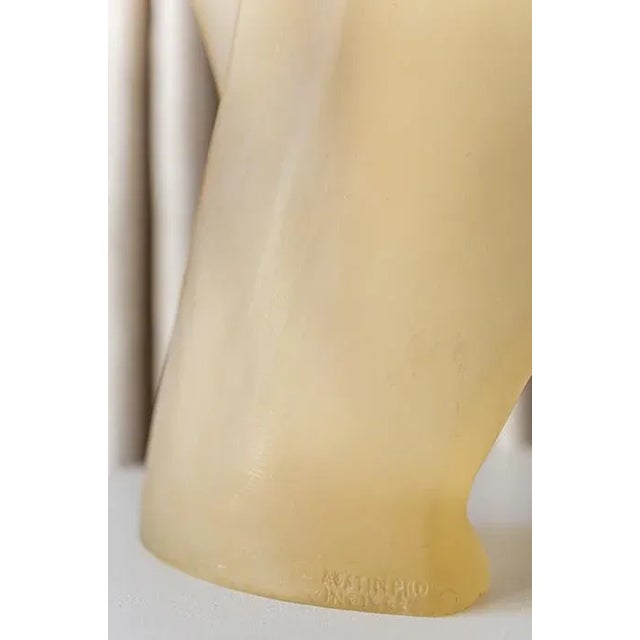 Plastic 1980s Post Modern Bust Sculpture, "Stargazer" by David Fisher For Sale - Image 7 of 9