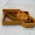 Brown Mid-Century Figural Carved Wood Geometric Sculpture Confined Man in Box For Sale - Image 8 of 13