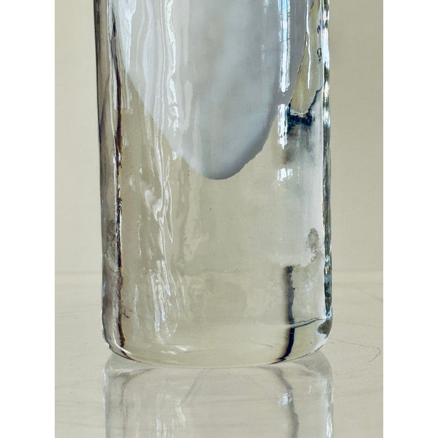 1970s 1970’s Signed Alfredo Barbini Sommerso Glass Vase For Sale - Image 5 of 13