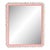 Fleur Home Carnival Gras Rectangle Mirror in Pink Punch, 27x38 For Sale