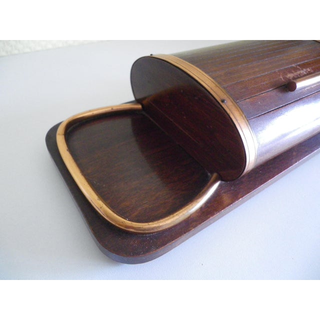 1950s Art Deco Style Roll Top Cigarette Case, 1950s For Sale - Image 5 of 13