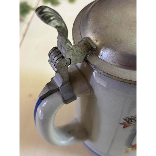 1965 Beer Stein Us Army 594th Transport Germany Lidded Cold War For Sale - Image 9 of 9