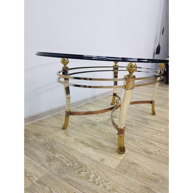 Vintage Italian Coffee Table by Luigi Della Maddalena, Italy, 1970s For Sale - Image 6 of 11
