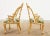 Mid 20th Century Set of Eight Italian Giltwood Faux Bois Dining Chairs For Sale - Image 5 of 12