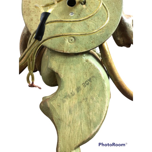 Art Nouveau Vintage Hand Carved Italian Monkey Wall Sconces - Set of 2 For Sale - Image 3 of 12