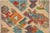 Shabby Chic Balochi Beige/Blue Wool Rug - 3'6''x5'1'' For Sale - Image 10 of 11