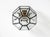 Metal Model 2756 Octagon Ceiling Lamp in Glass from Limburg, 1970s For Sale - Image 7 of 18