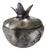 Mid-Century Italian Silvered Cast Pewter Pomegranate Ice Bucket by Mauro Manetti, 1970s For Sale