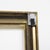 Modernist Brass Metal Frame for Painting, Drawing or Mirror Project For Sale In Atlanta - Image 6 of 9