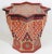 Berber Tribes of Morocco Moroccan Moorish Hand-Painted Polychrome Star Side Table, Circa 1950 For Sale - Image 4 of 13