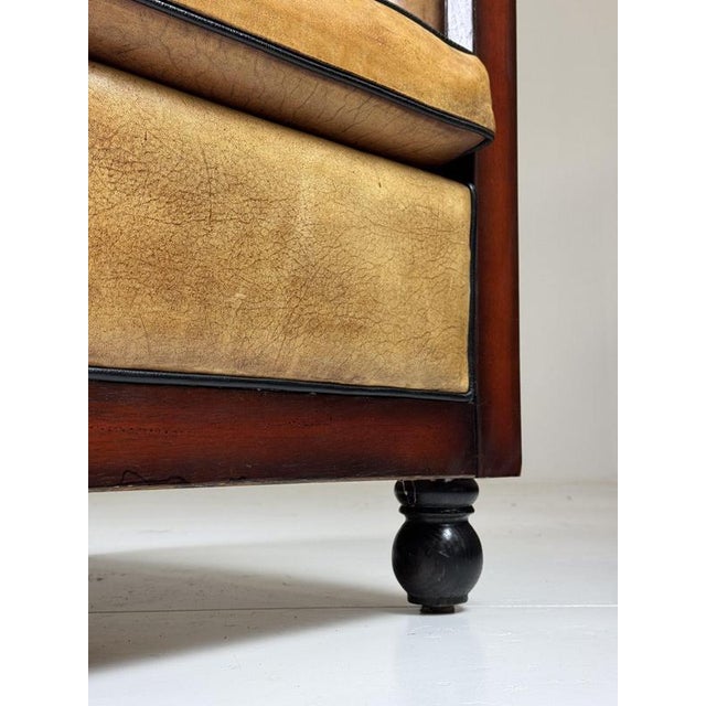 Art Deco Club Chairs in Sheepskin, Set of 2 For Sale - Image 16 of 18