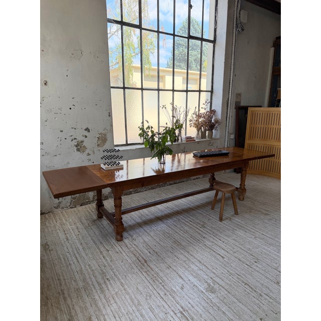 Drapers Walnut Dining Table, 1900 For Sale - Image 17 of 18