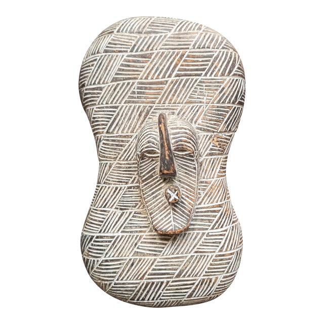 20th Century African Carved Songye Decorative Wall Sculpture For Sale