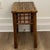 Vintage Pencil Reed Bamboo Side Table For Sale - Image 9 of 18