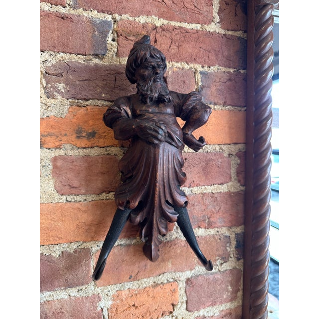 French Country Antique 19th Century Black Forest Equestrian Whip Holder For Sale - Image 3 of 12