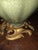 French Antique Celadon Lamp With Gilt Bronze Mounts For Sale - Image 3 of 9
