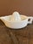 Vintage Milk Glass Sunkist Juicer. In excellent vintage condition.