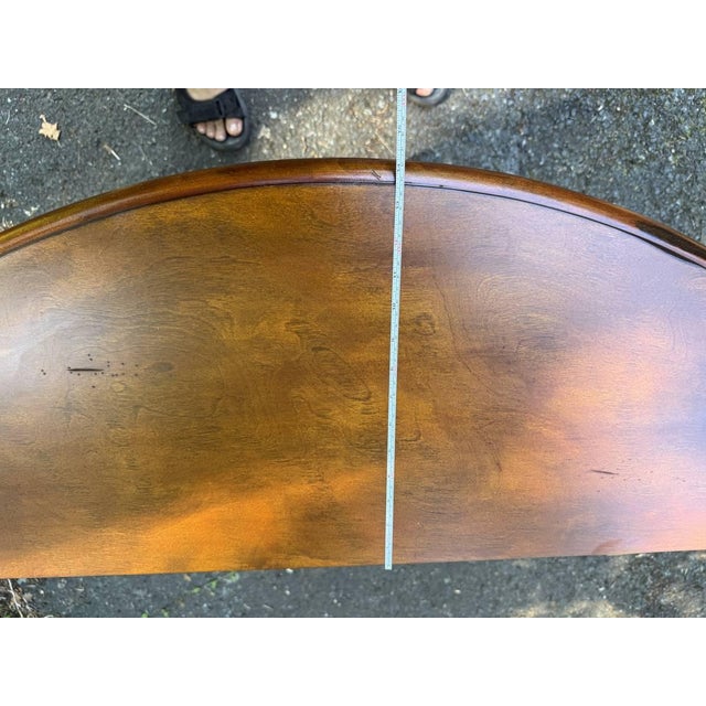 Contemporary Ballard Designs Newport Demilune Table For Sale - Image 3 of 10