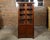 English 19th Century Mahogany Bookcase with Glass Doors and Carved Rosettes For Sale - Image 12 of 12